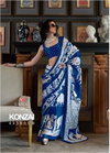 Konzai Hit 405005 Colours By Rajtex Satin Crepe Saree Wholesalers In Surat
